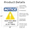 Signmission Safety Culture Sign, 18 in Width, Plastic, Rectangle OS-2PACK-NS-P-1824-V-13870 - alternate 5